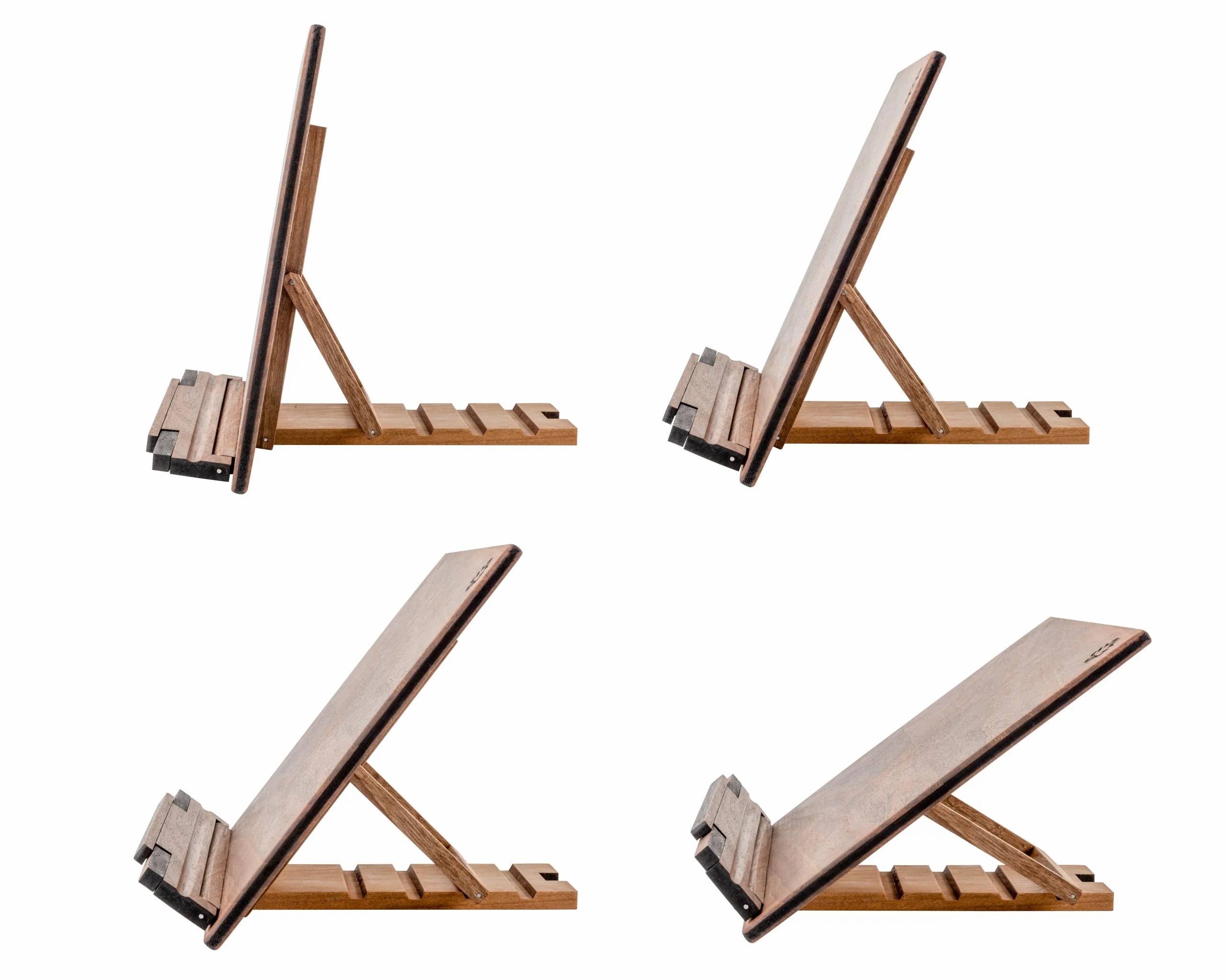 TILISMA Handmade Wooden Book Stand - Cookbook & Tablet Holder - Image 5